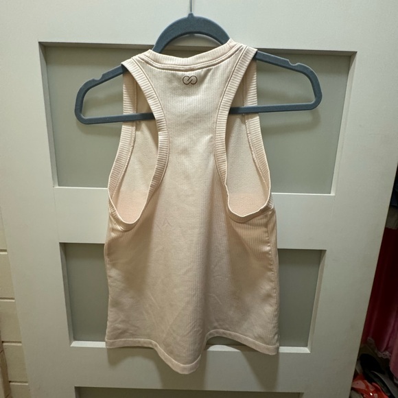 CALIA cream Razor Back Top size M - Picture 2 of 3